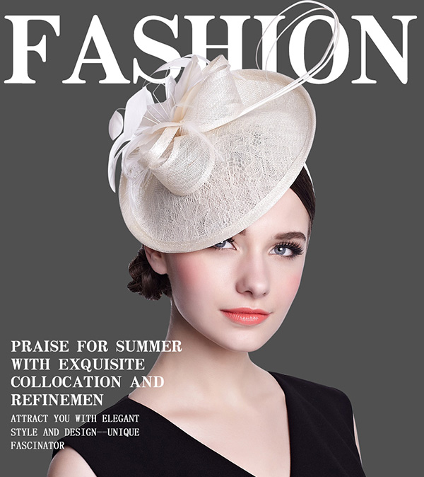 麻紗發(fā)飾，頭飾配件定制