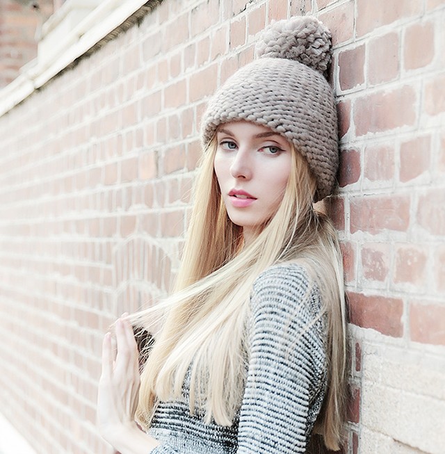 秋冬保暖又時髦，一頂針織帽就足夠！