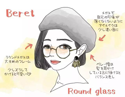 接地氣的小仙女一定要看看！冬天佩戴上帽子和眼鏡