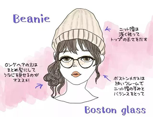 接地氣的小仙女一定要看看！冬天佩戴上帽子和眼鏡